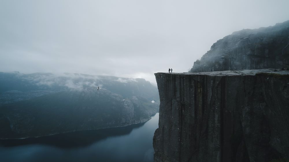 A cliffside